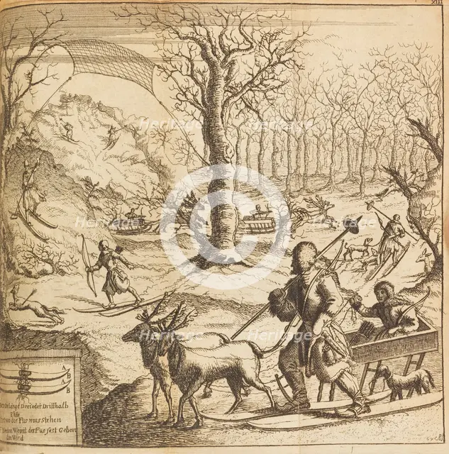 Trip to Moscow in 1673, 1673. Creator: Brand, Johann Arnold von (1647-1691).