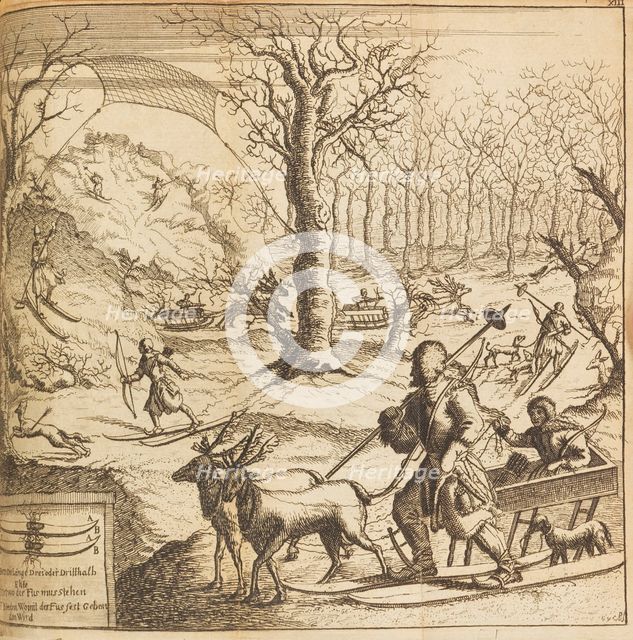Trip to Moscow in 1673, 1673. Creator: Brand, Johann Arnold von (1647-1691).