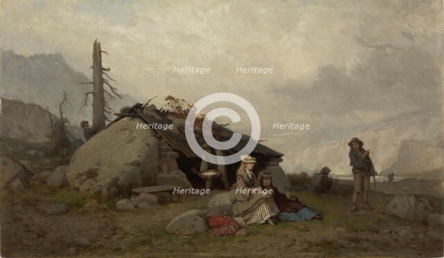 Trip in the Tatra Mountains, 1873. Creator: Aleksander Kotsis.