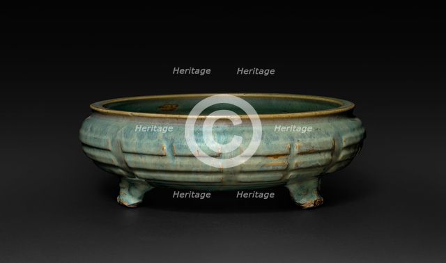 Tripod Bulb Dish, Ming dynasty. Creator: Unknown.