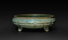 Tripod Bulb Dish, Ming dynasty. Creator: Unknown
