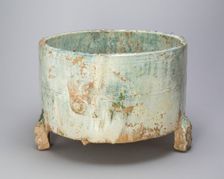 Tripod Cylindrical Jar (Lian or Zun), Eastern Han dynasty (25-220 A.D.), 2nd century. Creator: Unknown