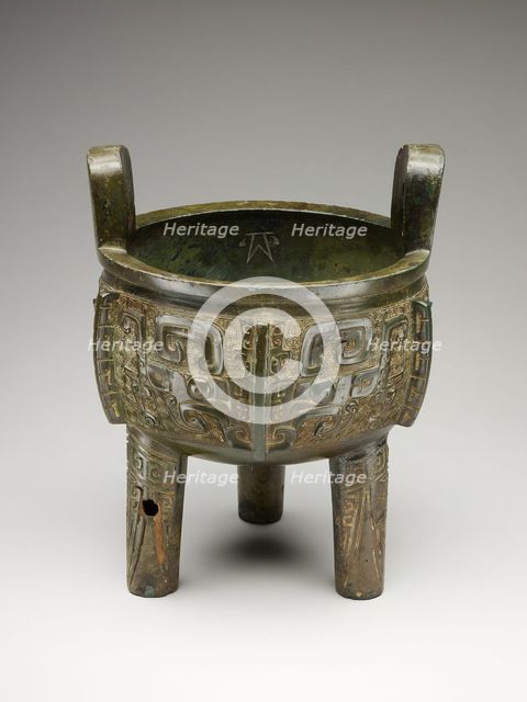 Tripod Cauldron oF Ran (Ran ding), Late Shang dynasty, 13th-11th century B.C. Creator: Unknown.