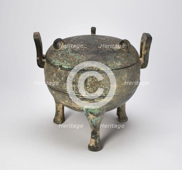 Tripod Food Caldron (Ding), Eastern Zhou dynasty, Spring and Autumn period, late 6th century B.C. Creator: Unknown.