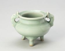 Tripod Incense Burner (Censer) with Monster-Head Feet..., Southern Song dynasty (1127-1279). Creator: Unknown