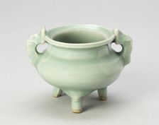 Tripod Incense Burner (Censer) with Monster-Head Feet..., Southern Song dynasty (1127-1279). Creator: Unknown