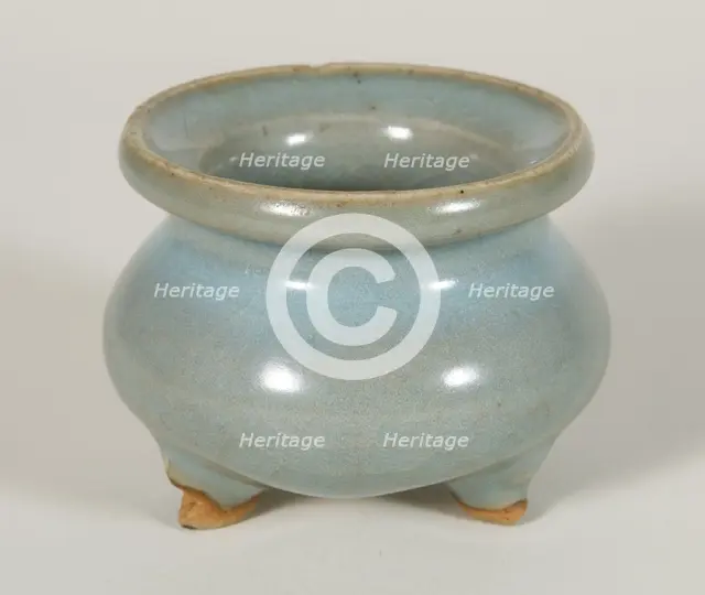 Tripod Incense Burner (Censer), Northern Song or Jin dynasty, c12th/13th century. Creator: Unknown.