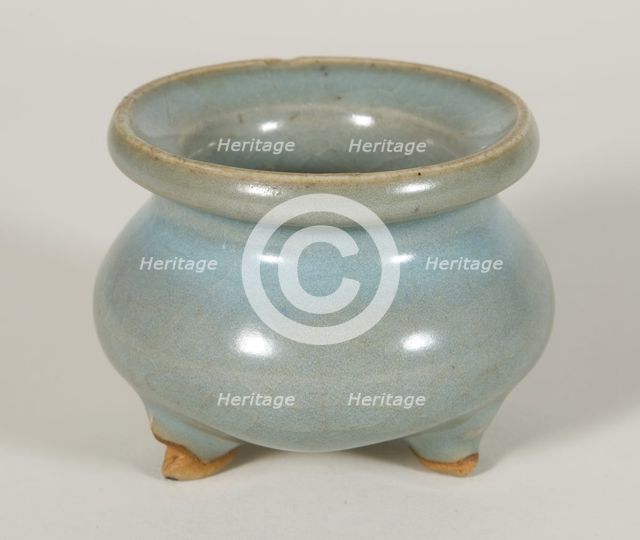 Tripod Incense Burner (Censer), Northern Song or Jin dynasty, c12th/13th century. Creator: Unknown.