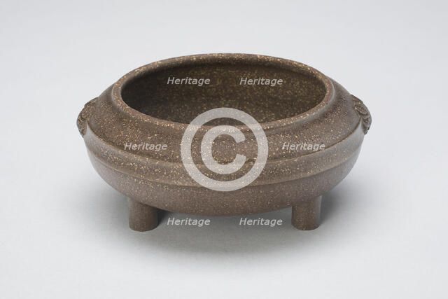 Tripod Incense Burner, Qing dynasty (1644-1911), 17th century. Creator: Chen Mingyuan.