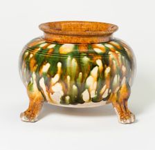 Tripod Jar, Tang dynasty (618-907), first half of 8th century. Creator: Unknown