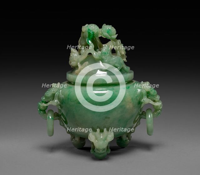 Tripod Vase: Ting, 1644-1911. Creator: Unknown.