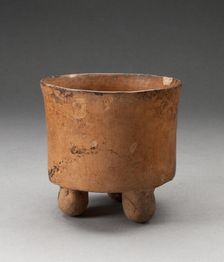 Tripod Vessel, A.D. 900/1100. Creator: Unknown