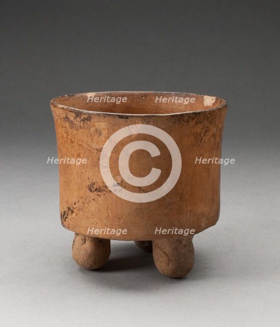 Tripod Vessel, A.D. 900/1100. Creator: Unknown.