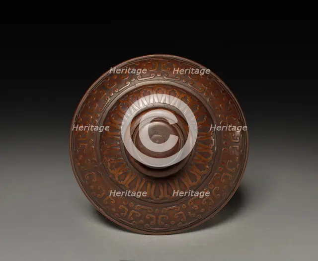 Tripod with Cover (lid), late 1700s. Creator: Unknown.