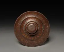 Tripod with Cover (lid), late 1700s. Creator: Unknown