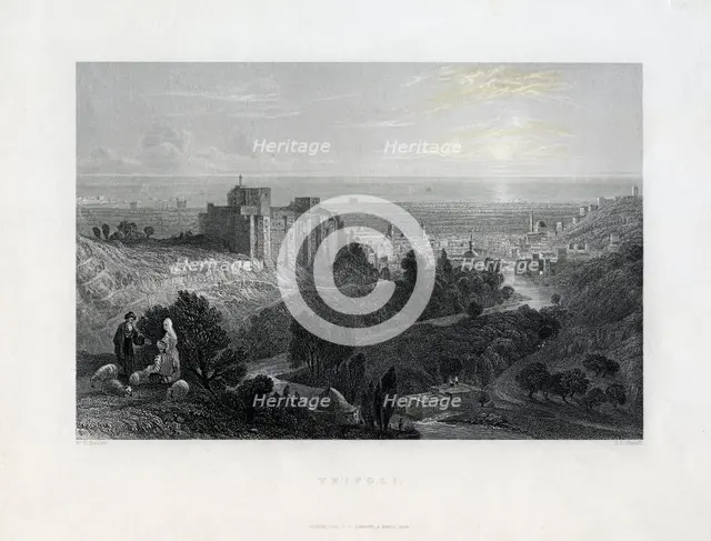 Tripoli, Lebanon, 1836. Artist: JC Varrall