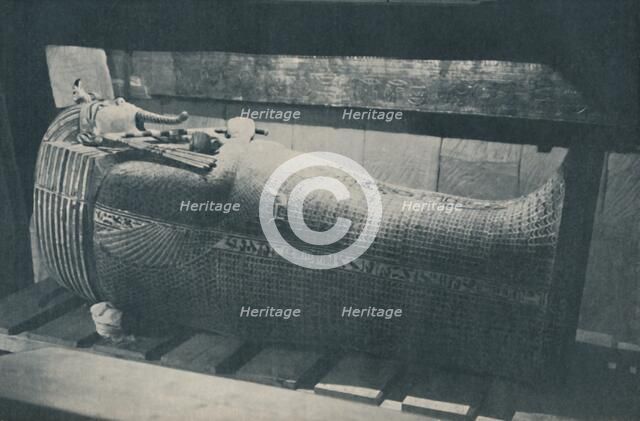 'Triple Nest of Golden Caskets to Preserve Poor Human Clay', c1935. Artist: Harry Burton.