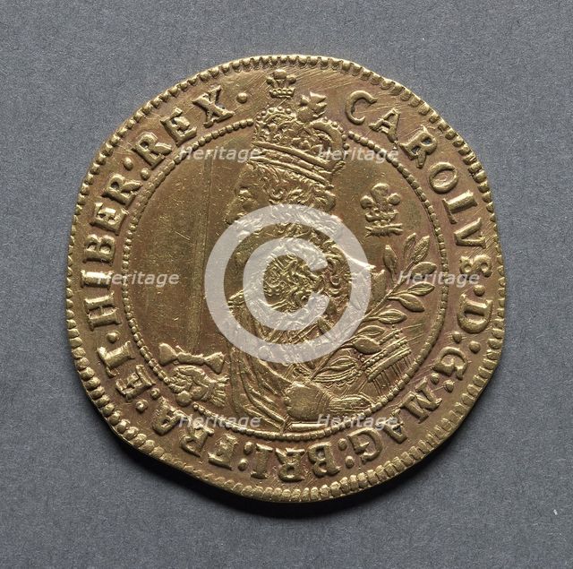 Triple Unite (obverse), 1644. Creator: Unknown.