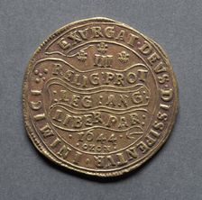 Triple Unite (reverse), 1644. Creator: Unknown