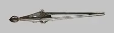 Triple-Wheellock Pistol, Strasbourg, 1610/20. Creator: Unknown