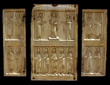 Triptych Casanatense: Triptych with Deesis and saints, Mid of the 10th century. Creator: Byzantine Master