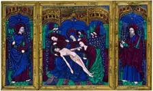 Triptych, champlevé enamel on copper, 16th century, (1931)