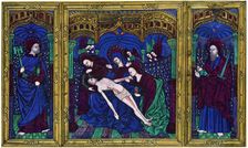 Triptych, champlevé enamel on copper, 16th century, (1931)