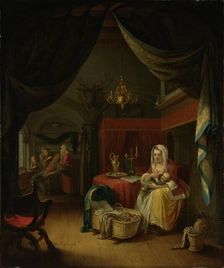 Triptych: Allegory of Art Training, c.1770. Creator: Willem Joseph Laquy
