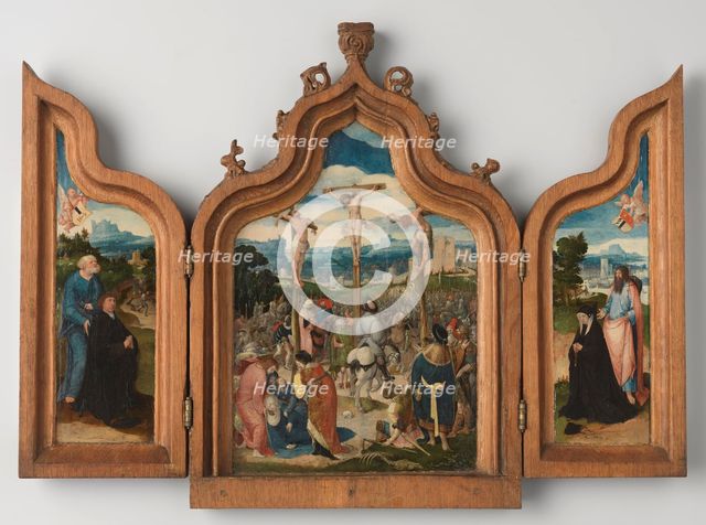 Triptych, c.1525. Creator: Pseudo-Jan Wellens de Cock.