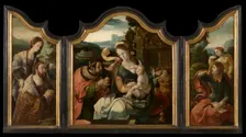 Triptych of Count Henry III of Nassau, 1535. Creator: Aert Claesz.
