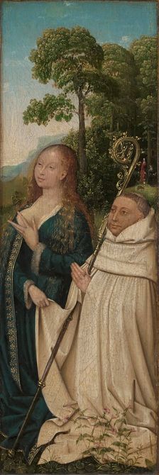 Triptych of Antonius Tsgrooten: Maria Mediatrix and Antonius Tsgrooten, 1507. Creator: Weyden, Goswijn (Goossen) van der (1455/75-1538/43)