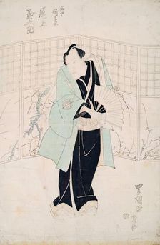 Triptych of Kabuki Actors (2), 1825-1830. Creator: Utagawa Toyokuni II