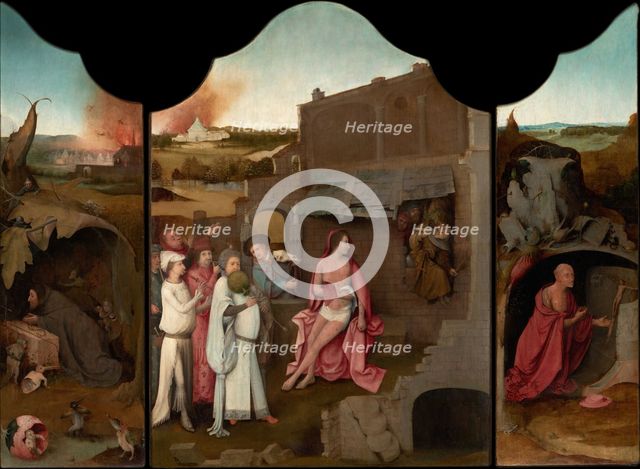 Triptych of Job, Between 1500 and 1524. Creator: Bosch; Hieronymus; (School) ().