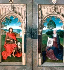 Triptych of Jan Florain 1479. Artist: Hans Memling