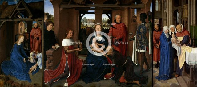 Triptych of Jan Floreins , 1479. Creator: Memling; Hans (1433/40-1494).