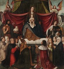 Triptych of Our Lady of Mercy, central panel, First quarter of 16th century. Creator: Provost (Provoost), Jan (1465-1529)