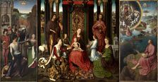 Triptych of Saints John the Baptist and John the Evangelist, c1474-1479. Creator: Memling; Hans (1433/40-1494)