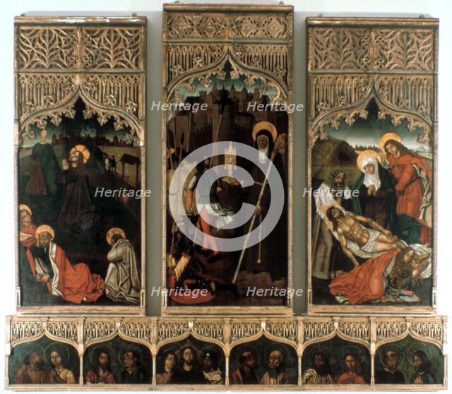 Triptych of Santa Clara, 1486. Artist: Mestre Hilarius