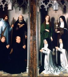 Triptych of St John the Baptist and St John the Evangelist, 1479. Artist: Hans Memling