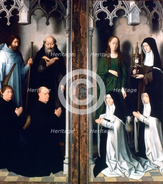 Triptych of St John the Baptist and St John the Evangelist, 1479. Artist: Hans Memling