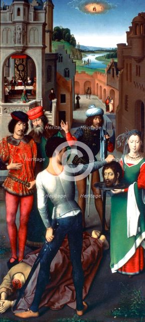 Triptych of St John the Baptist and St John the Evangelist, 1479 Artist: Hans Memling