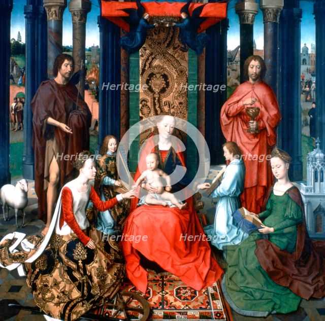Triptych of St John the Baptist and St John the Evangelist, 1479. Artist: Hans Memling
