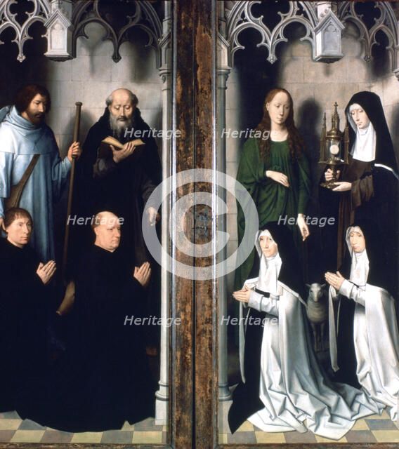 Triptych of St John the Baptist and St John the Evangelist, 1479. Artist: Hans Memling