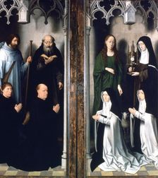 Triptych of St John the Baptist and St John the Evangelist, 1479. Artist: Hans Memling