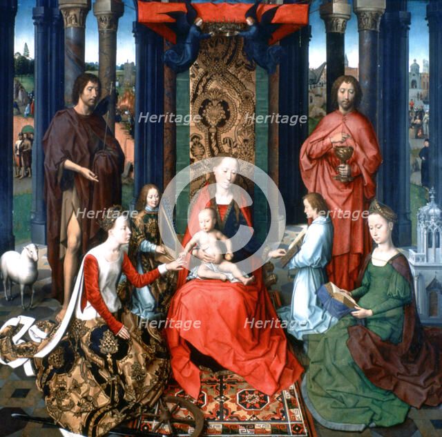 Triptych of St John the Baptist and St John the Evangelist, 1479. Artist: Hans Memling