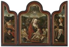 Triptych of Pompeius Occo and his Wife Gerbrich Claesdr, 1515. Creator: Jacob Cornelisz. van Oostsanen
