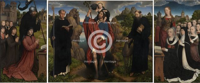 Triptych of Willem Moreel, 1484. Artist: Memling, Hans (1433/40-1494)