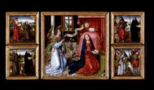 Triptych of the Annunciation, about 1483. Creator: Master of the Saint Ursula Legend