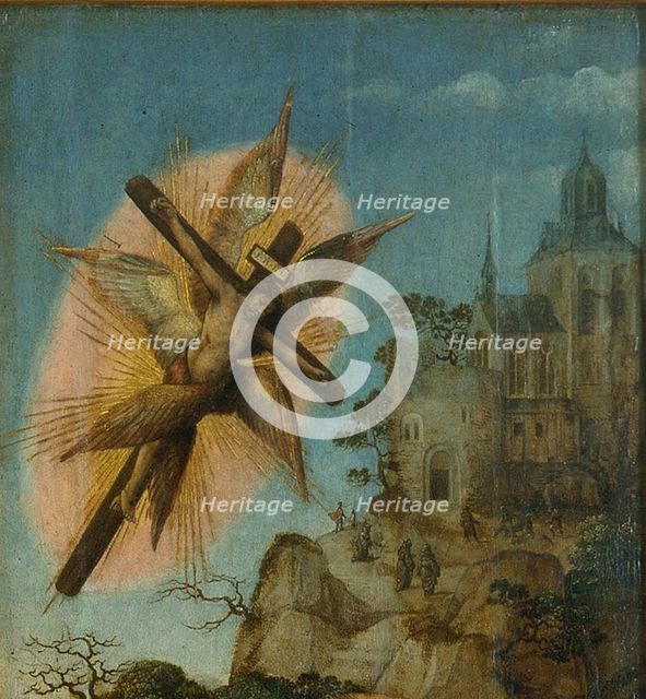 Triptych of the Baptism of Christ (Detail). Artist: Master of Frankfurt (1460-ca. 1533)