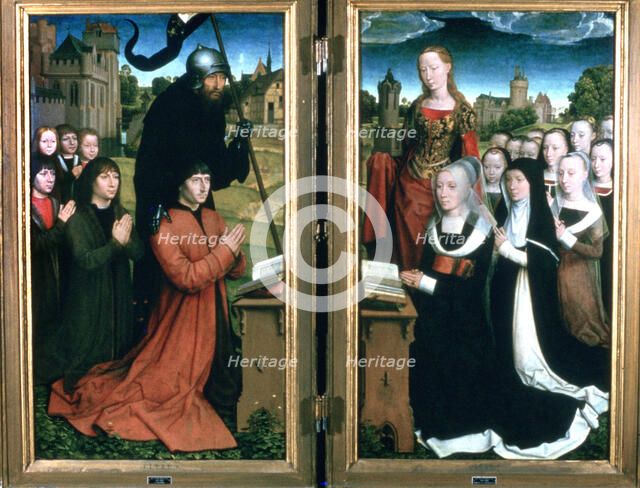 'Triptych of the Family Moreel', 1484. Artist: Hans Memling